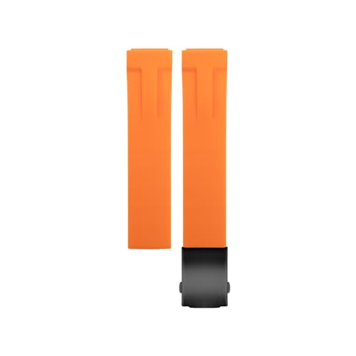 Bracelet Tissot T048.417 étanche en silicone orange pour le sport et l'été