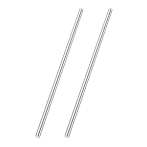 sourcing map 2 Pcs Round Steel Rod 6mm Diameter HSS Lathe Bar Stock Tool 200mm Long for Shaft Gear Drill Lathes Boring Machine Turning Miniature Axle Cylindrical Pin DIY Craft Tool