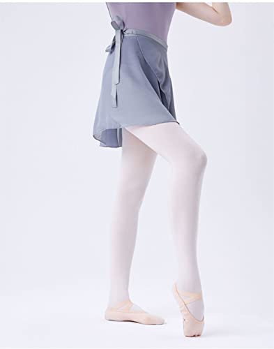 Gincci バレエ巻きスカート L ライトグレー