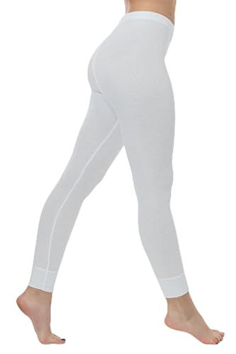 Los Angeles Apparel Baby Thermal Legging White