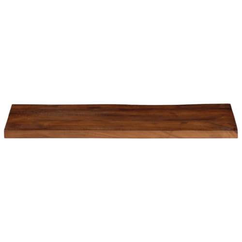 Plateau de table 70x20 cm bois recyclé massif pour bureau et cuisine - 6