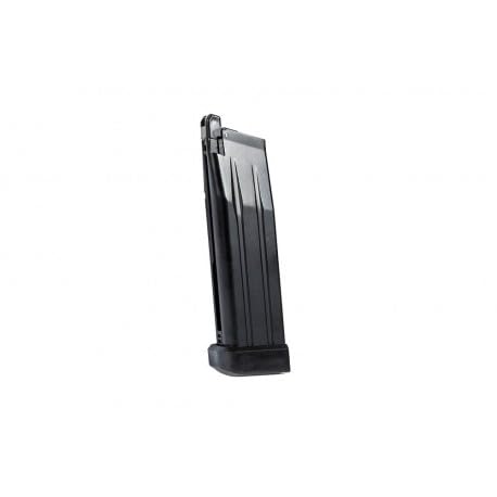Genérico Cargador de Pistola de Airsoft de Gas blowback We Hi-Capa 3.8, Color Negro. Ref.: 12392