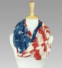 Mirabeau Old Glory Flag Infinity Flag Scarf