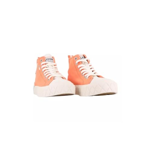 Image of Palladium Unisex Palla Ace Mid Organic Canvas Lace Up Sneaker