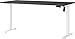 Produktbild Germania Schreibtisch 8024-569, in Graphit/Weiß, elektr. höhenverstellbar, 160 x 119 x 80 cm (BxHxT)