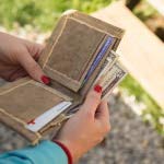 Real Deal Brazil Recycled Tarp Bariri Bi-Fold Wallet, Handcrafted In Brazil #TOP4