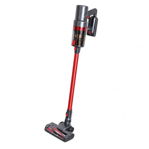 Aspirador Inalámbrico Vertical Samba - V12-2 en 1 - Sin Cable - Filtro HEPA Lavable Alta Eficiencia - Depósito 800 ml - Cabezal Giratorio 180° - Incluye Accesorios