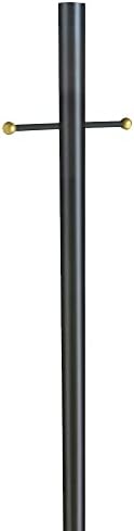 Design House 501817-BRZ Traditional Outdoor Lamp Post with Plastic Cross Arm, for Driveways and Porches, 80-Inch by 3-Inch, Bronze