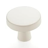 Ravinte 10 Pack Drawer Pulls 1-1/4 Inch White Kitchen Cabinet Knobs Solid Round...