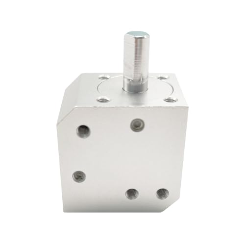 Image of 1:1 Mini Right Angle Gearbox for 37mm Diameter DC Motor 1M 20T 6mm Bore Input 90 Degree Gearbox