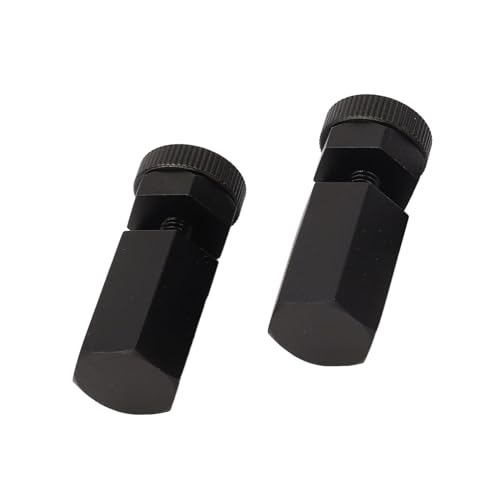 Conjunto de Medidores de, Gabaritos de Fixação de Parafuso de Polegar para 2 Peças, Medidor Preto Qu