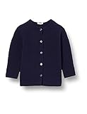 100 % Baumwolle United Colors of Benetton Baby-Jungen Maglia COREANA M/L 10C1C5K4N Strickjacke, Peacoat 252, 74 cm