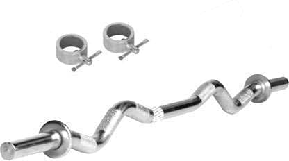 Ranac Curl Rod Bar Fitness Barbell Bar with Locks - 1Pc (26MM-4FT) | Gym Equipment for Men and Women | Weightlifting and Powerlifting | Dumbbell Bar for Strength Training & Exercise (B0C58T79TP) Amazon Price History, Amazon Price Tracker
