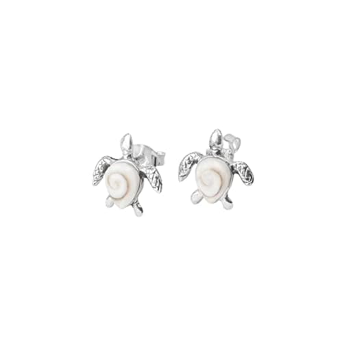Boucles d'oreilles Oeil de Shiva argent 925 Pierre Sainte-Lucie et perles de nacre