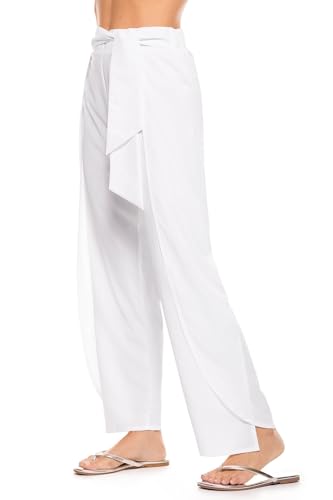 Coolibar UPF 50+ Women's Reef Overlap Pants - Sun Protective White4