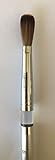 Silver Handle CRIMPED 100% Kolinsky Acrylic Nail Brush (Crimped 8)