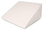 SLUMBER HOME Orthopedic Wedge Pillow for Sleeping, Acid Reflux, GERD, Snoring, Back & Leg Pain, Post Surgery, Maternity – Triangle Elevation, Washable Zip Cover, Non-Slip Base, 16" x 20" x 10"