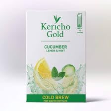 Kericho Gold 12 Premium Kenyan Cucumber, Lemon & Mint Cold Brew Tea Bags Fahari Ya Kenya Ketepa Melvin Baraka