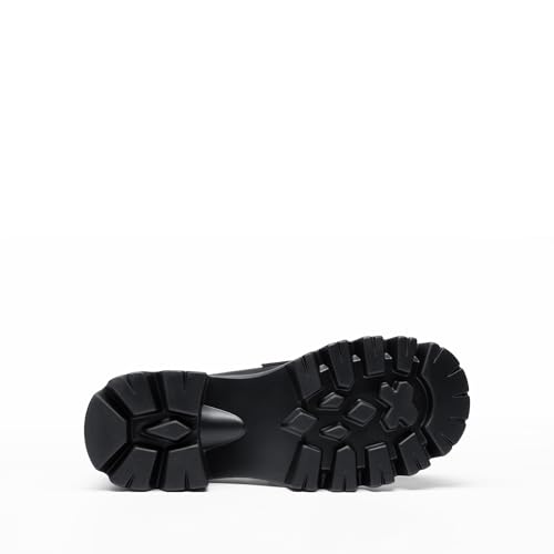 Women Loafers Platform Chunky Heel Slip On Lug Sole Casual Dressy Office Business Shoes - Image 5