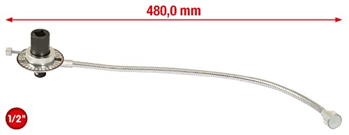 Medidor de ángulo de torque 1/2 pulg con imán miniatura 2