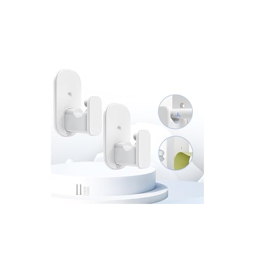 TKZTKZ No Drill Curtain Rod Brackets:Self Adhesive Curtain Rod Holders