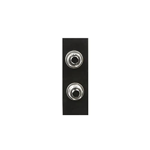 Image of GG Grand General 91023 Spring Loaded Stainless Steel Mud Flap Hanger with Red /Clear LED Light, 2.5 Inches Bolt Spacing, Pair