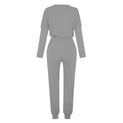 Tracksuit zip complet chaud et décontracté pour femme active - 4