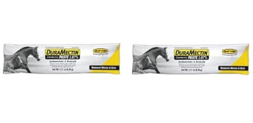 durvet Duramectin Ivermectin Paste 1.87% for Horses 0.21 oz (Pack of 2)