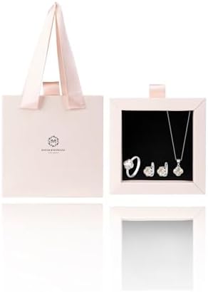 Madam Matmazel Yonca Gümüş Takı Set, Tamamı 925 Ayar Gerçek Gümüş, Kadın, Anneler Günü Hediyesi (Beyaz Sedef-Yüzük-17-) - Görsel 6