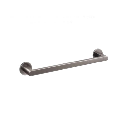 Finis les trous : Porte-serviette mural sans perçage JATIBOSH gris 30cm - 2