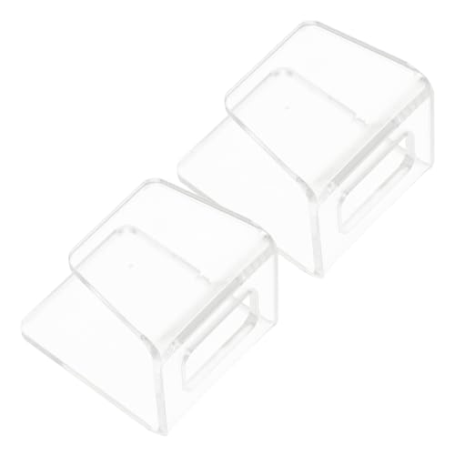 ABOOFAN 2 Piezas Estante para esponjas de lavavajillas Rejilla de Drenaje de Esponja de Trapo Soporte de Esponja Bandeja de Esponja Estante de Esponja Acrílico Transparent