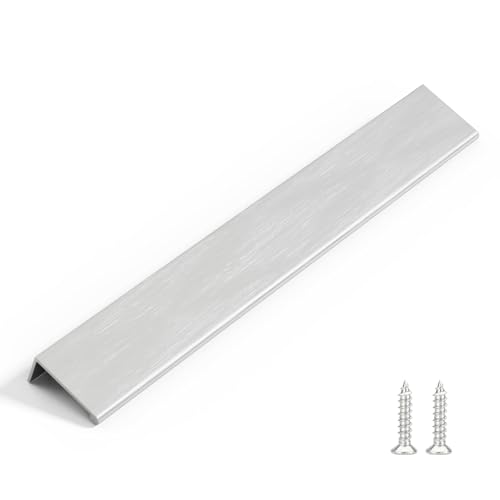 Image of Rergy 10 Pack 10 inch Cabinet Pulls Brushed Nickel Finger Pulls for Cabinets