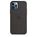 Apple iPhone 12 and iPhone 12 Pro Silicone Case with Magsafe - Black
