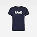 G-STAR Raw Men's Holorn Graphic Crew Neck Short Sleeve T-Shirt, RAW: Sartho Blue, S