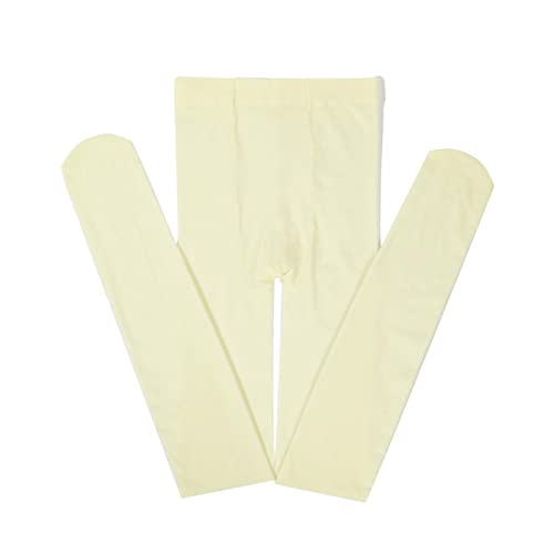 Solid Color Pantyhose for Toddler Kids Girls Stretchy Tights Ballet Dance Pantyhose Nylon Stockings (WH2, 4-6 Years)2