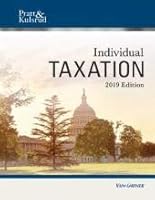 Individual Taxation 2019 Edition 1617405493 Book Cover