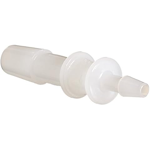 Eldon James C4-2HDPE Natural High Density Polyethylene Reduction Coupler, 1/4" Hose Barb to 1/8" Hose Barb (Pack of 10) Cover