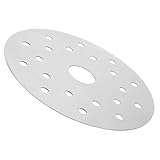 PACKOVE Induktionskochplatte aus Edelstahl Hitzeleitende Wärmeverteilerplatte Rostfrei Geeignet für Herdarten im Haushalt Schnelle Wärmeleitung