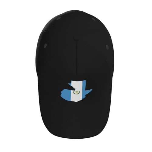 Flag of Guatemala Map Baseball Hats for Men and Women - Classic Adjustable Hats4