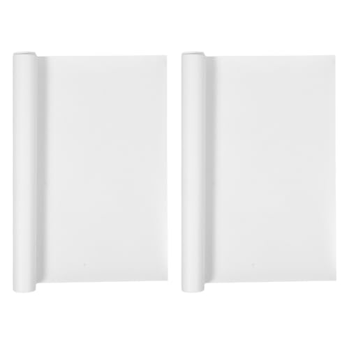 Levemolo 2 Rollos de Láminas de Pvc para Pantallas de Lámparas - 119 X 50 Cm, Láminas para Manualidades Que Bloquean La Luz - Rollo No Adhesivo Hecho a Mano para Crear Pantallas de Lámparas para