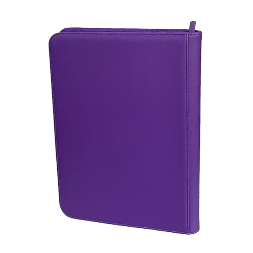 Álbum de tarjetas con cremallera y acabado resistente de 4 fundas para colecciones valiosas 2