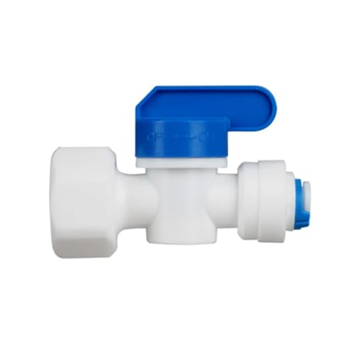 Raccord purificateur d'eau avec vanne d'arrêt filetée 1/2 - 2