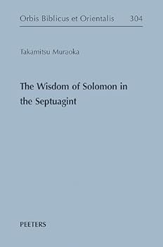 Hardcover The Wisdom of Solomon in the Septuagint Book