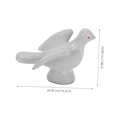 Figurine de pigeon résistante aux intempéries pour toit et extérieur - 3