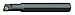WIDIA LSASR163 Series LSAS Laydown Threading Tool Holder, Steel, 1" Square Shank, Right Hand, 6" Length, Gage Insert LT16ER