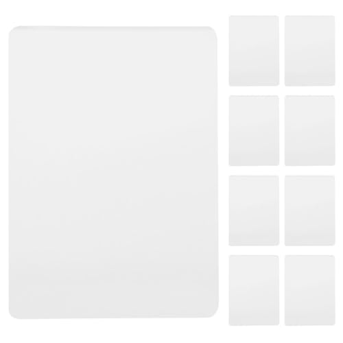 WRITWAA 100 Hojas Película Laminada Transparente Pvc 95x66 Mm 7 Mil Láminas Laminadas Protectoras Impermeables para Fotos y Documentos Oficina Suministros Laminación