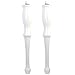 Kingston Brass VPB532P Imperial Console Sink Legs, White 28.94 x 3.75 x 3.75