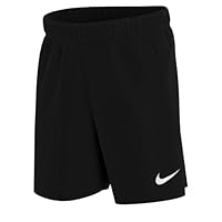 NIKE Boy's Park 20 Shorts, Black/White/White, XS