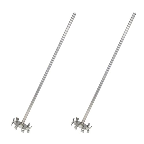 Eioeeklop 2X Disco de Dispersión Impulsor de Dispersión Impulsor de Cuchilla Dispersante Varilla de Dispersión de Disco de 6 cm (Disco de 2,36 Pulgadas con 0,31 X 11,8 Pulgadas)