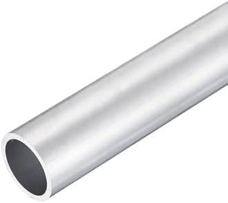 DMiotech (35mm OD x 29mm ID) 6063 Aluminum Round Tube 300mm Length Industry Metal Tubing for Machinery Frame Construction DIY Projects